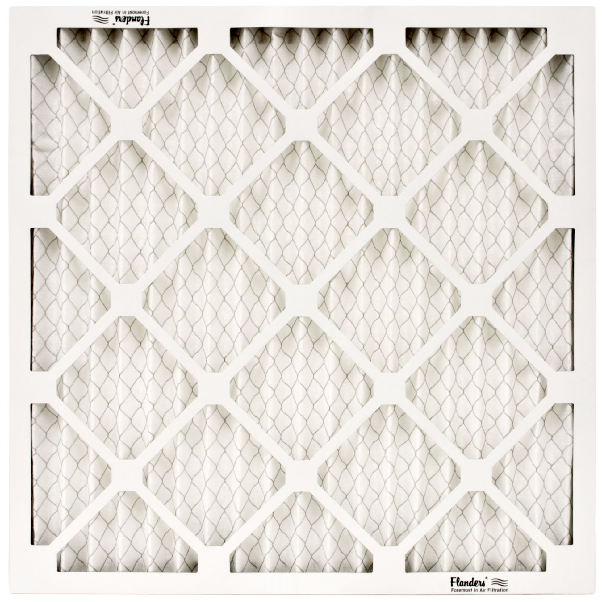 Flanders PrecisionAire 84858.011625 16x25x1 Inch NaturalAire Standard Pleat Air Filter - 12 Pack | MERV 8 Dust & Pollen Protection for Home HVAC Systems, AC Units & Furnaces
