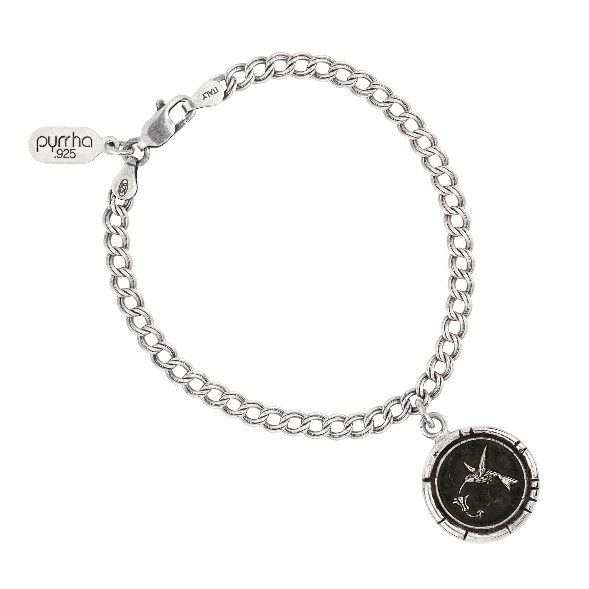 Hummingbird Talisman Chain Bracelet - Elegant Jewelry for Women, Sterling Silver Charm Bracelet, Boho Style Gift for Her - Perfect for Everyday Wear, Special Occasions & Spiritual Protection