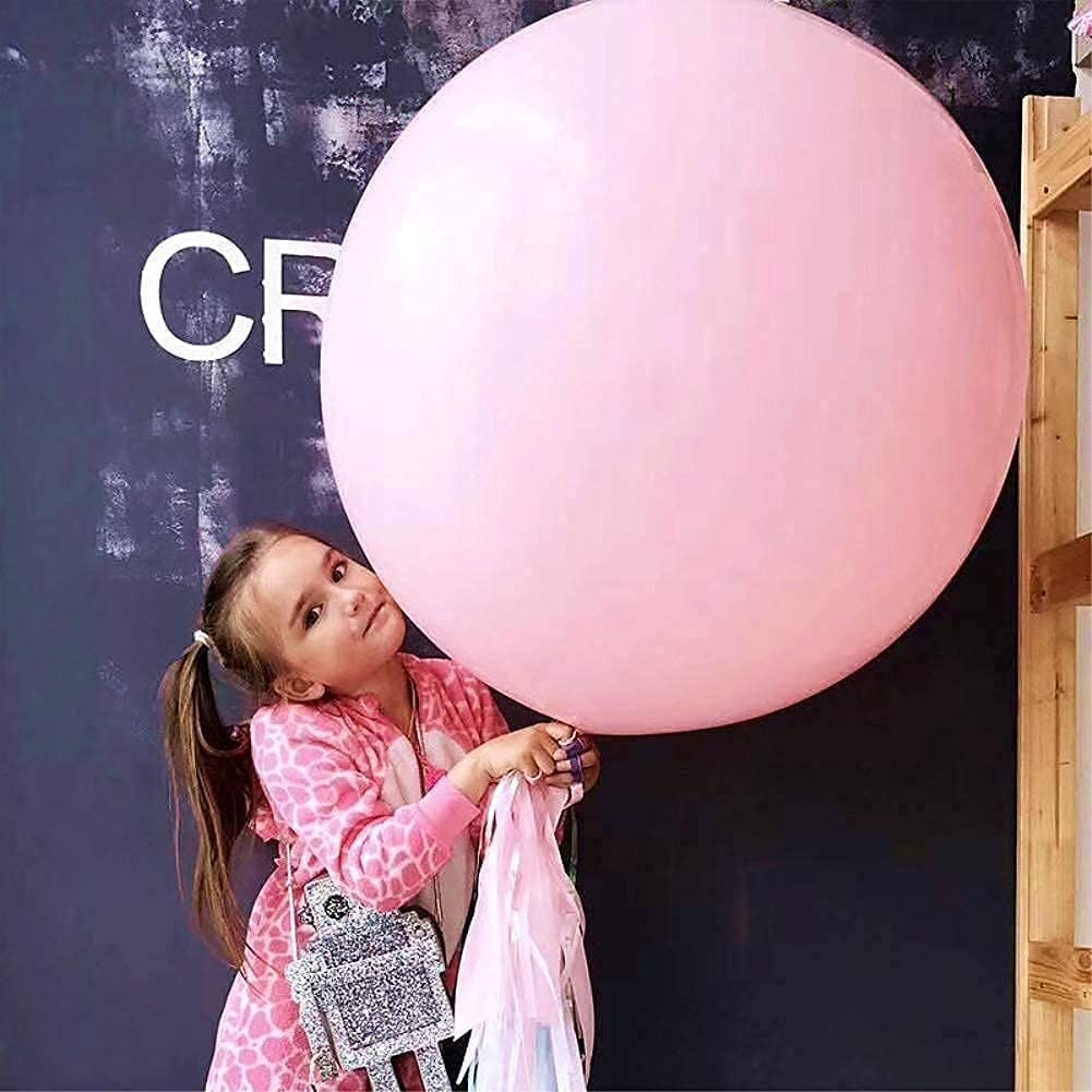 LOVESTOWN 36 Inch Pastel Balloons - 12 Pack Large Macaron Balloons, Jumbo Latex Party Balloons for Wedding, Birthday, Baby Shower & Festival Decorations - Perfect for Photo Backdrops, Ceiling Decor & Party Centerpieces
