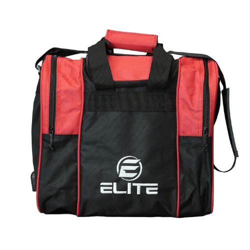 Premium ELITE Deluxe Single Tote Bowling Bag - Durable Red Bowling Accessory for Men & Women - Perfect for League Play, Practice & Tournaments