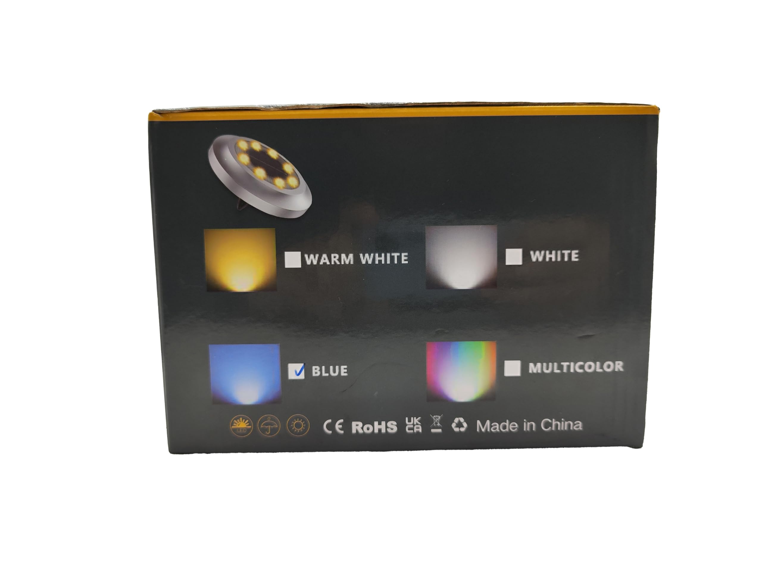 2024 Upgraded Solar Disk Lights Outdoor - Waterproof LED Landscape Lights for Walkway, Lawn, Steps & Decks | Solar-Powered In-Ground Lighting for Garden, Patio & Pathway Illumination
