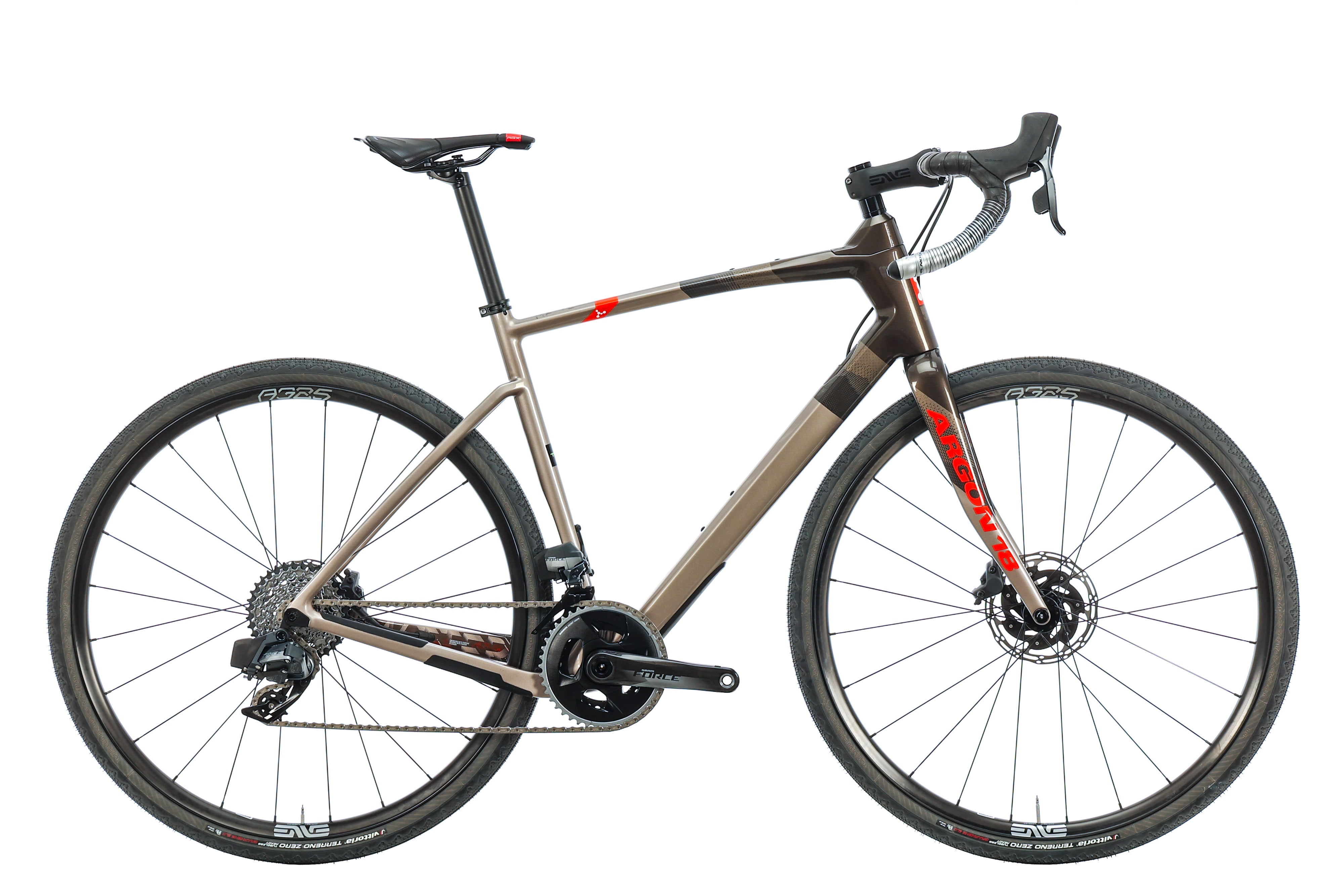 Argon 18 Dark Matter Force AXS Gravel Bike 2022 - Medium Size for Men & Women | Perfect for Off-Road Cycling, Adventure Racing & Long-Distance Riding