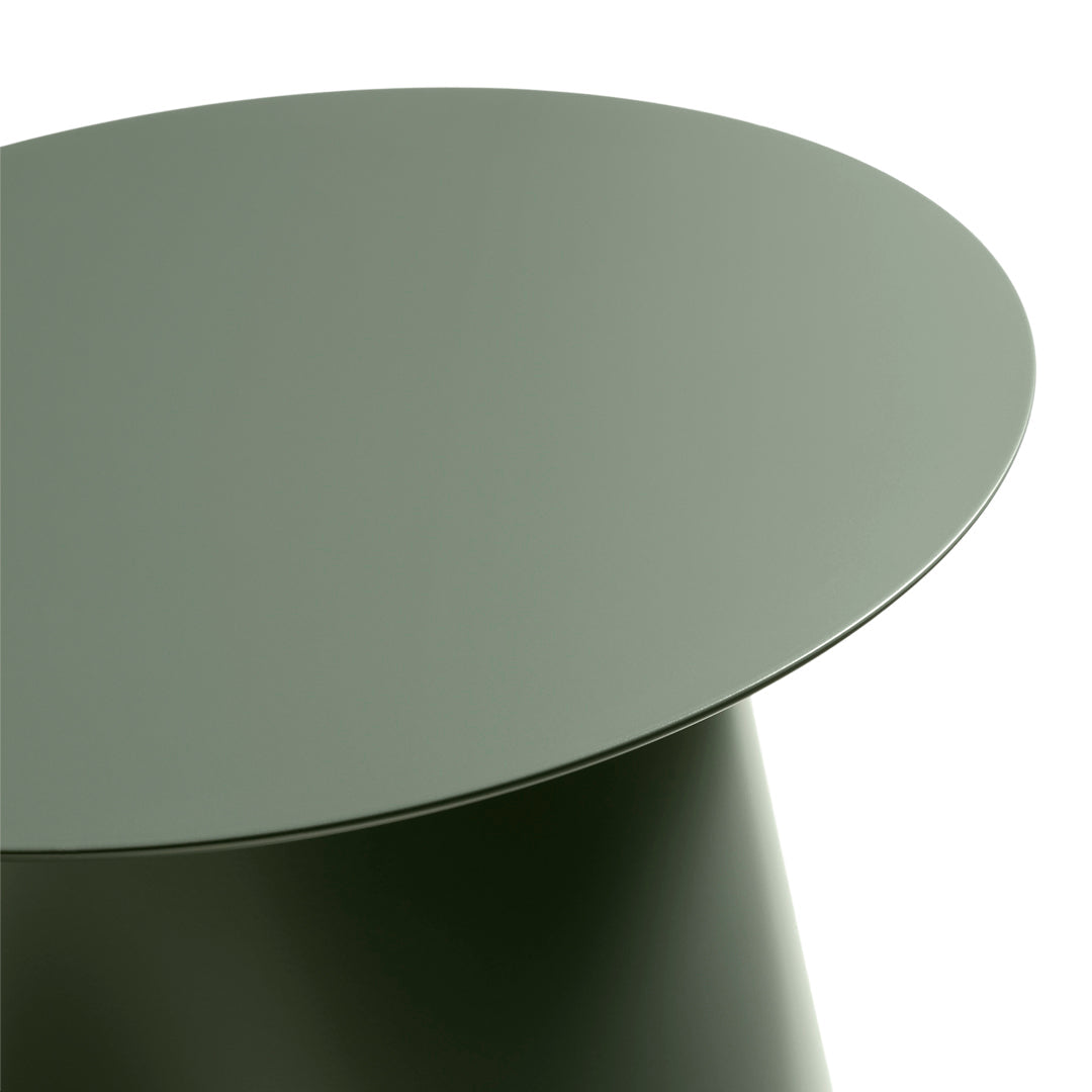 Modern Circular Low Cocktail Table - Stylish Coffee Table for Living Room, Lounge & Patio - Perfect for Small Spaces & Home Decor