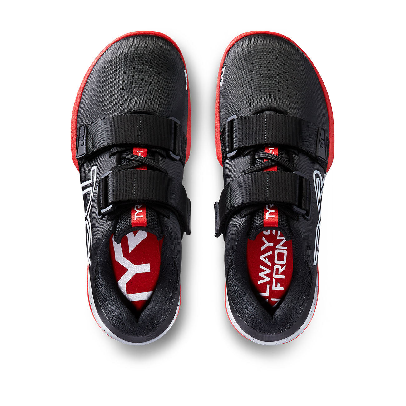 Tyr L1 Lifter Weightlifting Shoes for Men - Black & Red | CrossFit, Powerlifting & Olympic Lifting Gym Training Gear