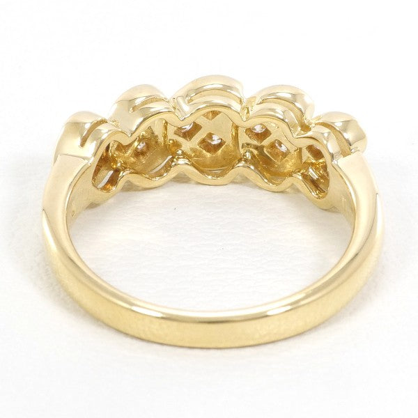 18K Yellow Gold Diamond Ring for Women - Elegant Solitaire Engagement & Wedding Band - Perfect for Proposals, Anniversaries, and Special Occasions