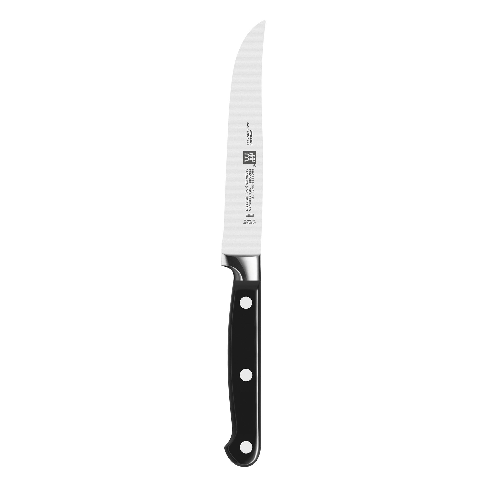 **ZWILLING Professional S 4-Piece Razor-Sharp German Steak Knife Set – High-Performance Stainless Steel, Dishwasher Safe – Perfect for Steak Dinners, BBQ Parties & Fine Dining**