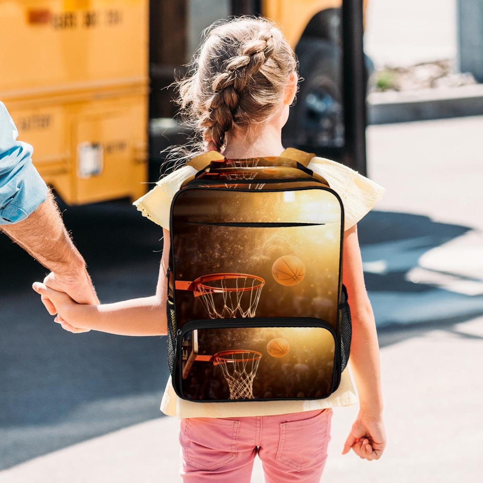 Best Travel Backpack for Women & Men - Durable Basketball Backpack with Hoop - Perfect for Gym, Sports & Outdoor Adventures