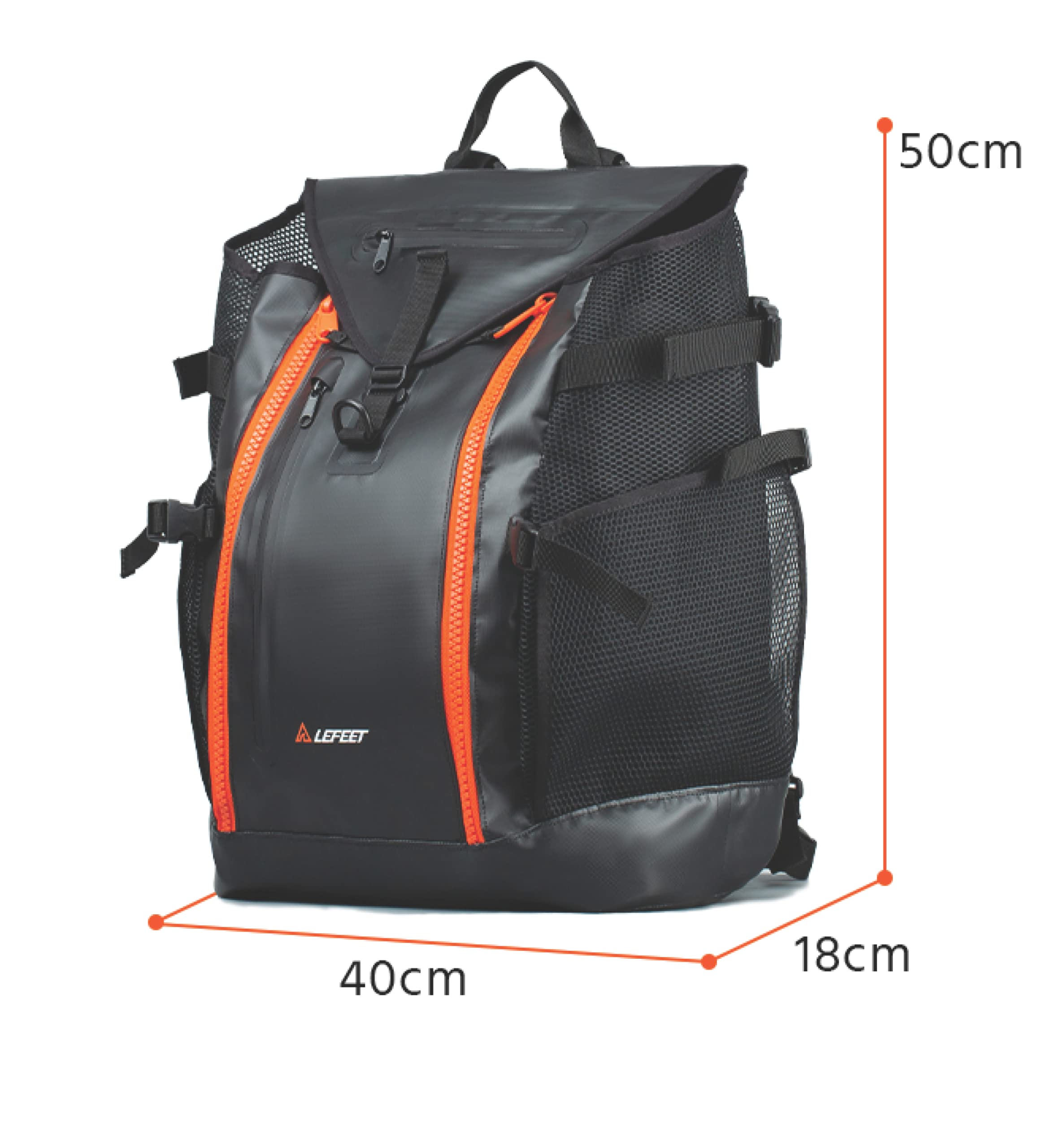 LEFEET Waterproof Scuba Diving Backpack - Lightweight Dive Gear Bag for Travel & Underwater Adventures | Perfect for Snorkeling, Spearfishing & Beach Trips