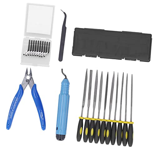 Premium 3D Printer Tool Kit - ABS & High-Speed Steel Trimming Tools for Smooth 3D Printing | Durable, Portable & Multi-Purpose | Perfect for Home, Office & Workshop 3D Printing Projects