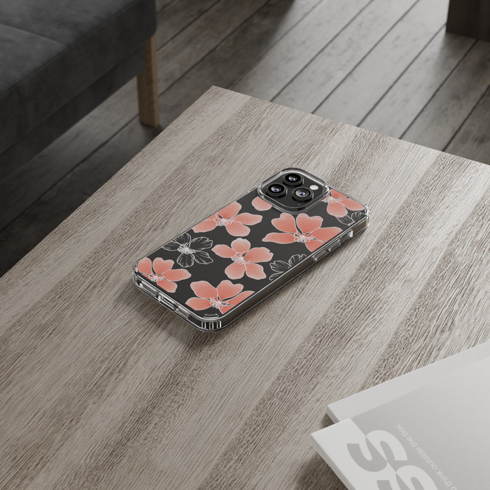 Hong Kong Orchid Clear Phone Case - Slim Protective Cover for iPhone & Samsung | Perfect for Everyday Use, Travel & Gifting