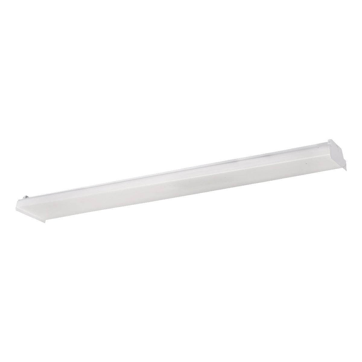 4ft LED Wraparound Light Fixture - 5900 Lumens, 44W, 35K/40K/50K Color Temperatures, 120-277V - Perfect for Office, Garage, and Warehouse Lighting