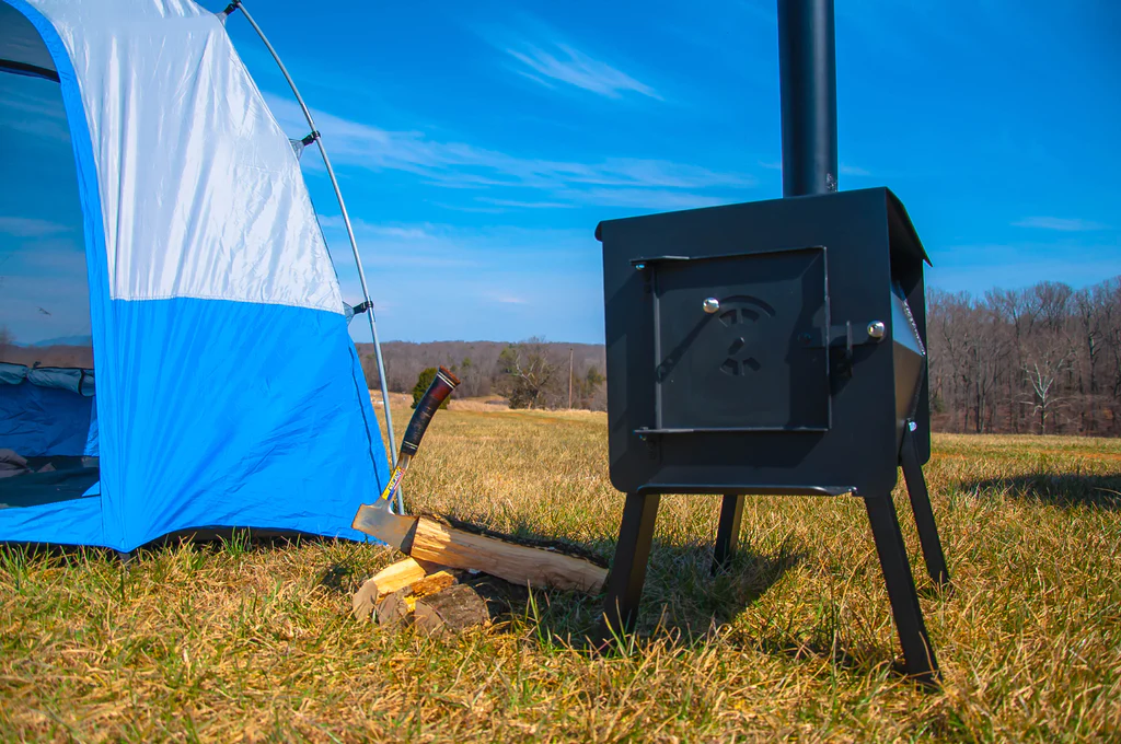 **Englander Black Bear Kit Camp Stove ESW0033 - Portable Wood Burning Stove for Camping, Hiking & Outdoor Cooking**