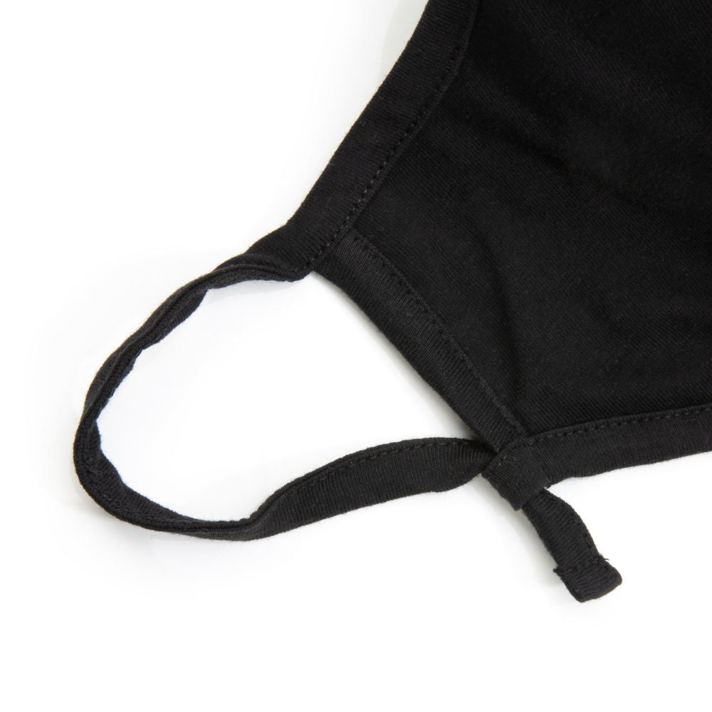 212 Performance CFM 05 000 Washable Cotton Face Mask with Adjustable Ear Straps - Reusable Black Cloth Mask for Daily Use, Workouts & Travel Protection