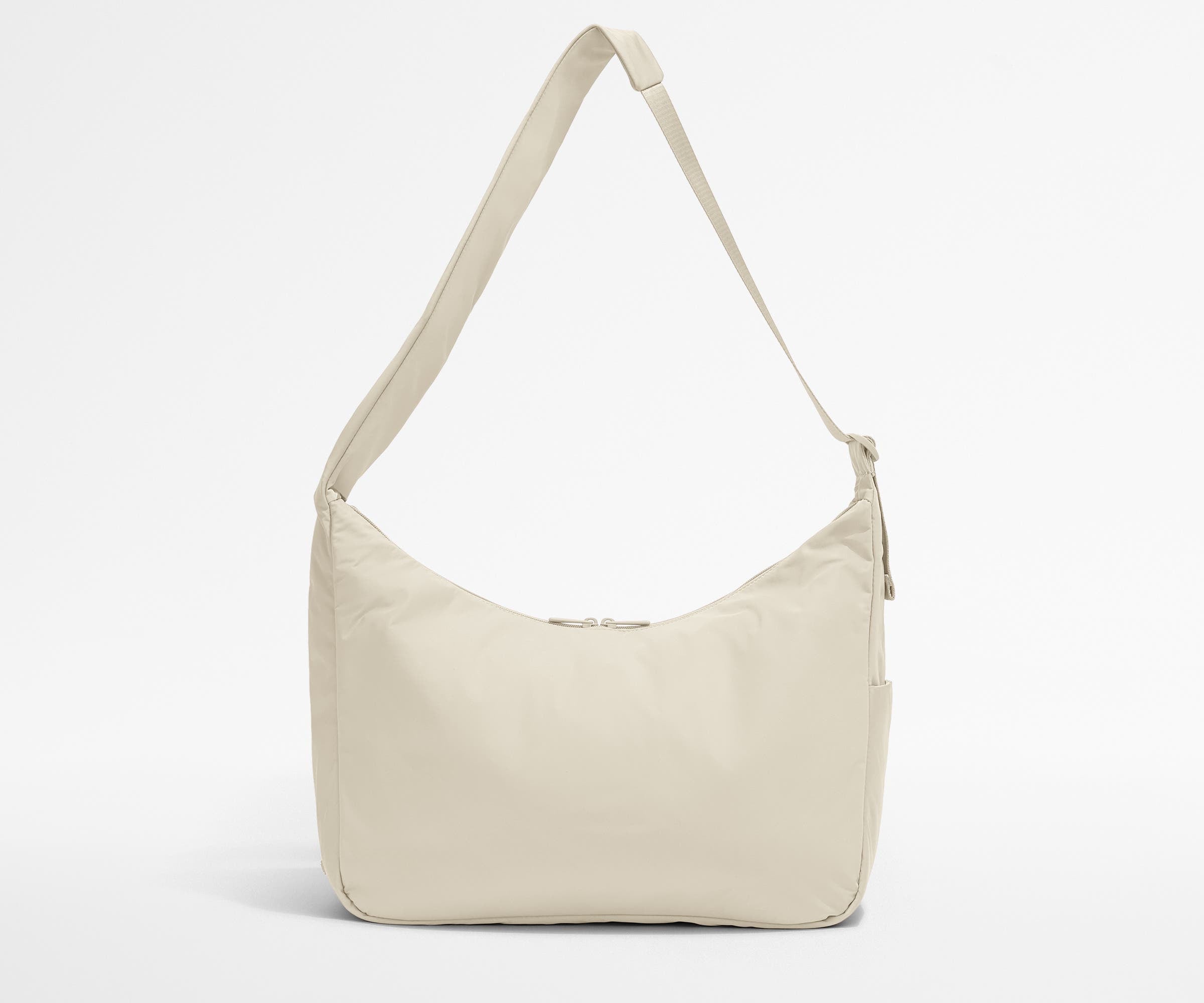 Large Featherlight Crossbody Bag in Salt White - Stylish & Lightweight Shoulder Purse for Women, Perfect for Travel, Shopping & Everyday Use