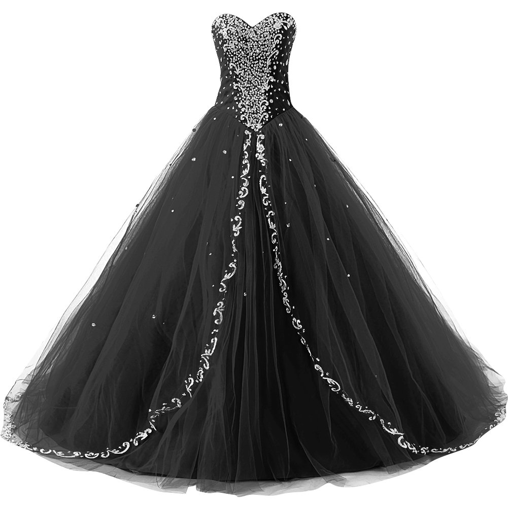 JAEDEN Sweetheart Neckline Long Quinceanera Dress - Elegant Formal Prom Ball Gown for Weddings, Homecoming & Special Occasions