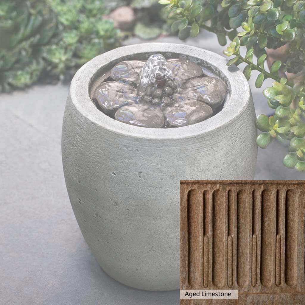 Campania International M Series Camellia Fountain - Outdoor Garden Water Feature for Patio, Yard & Landscape Decor