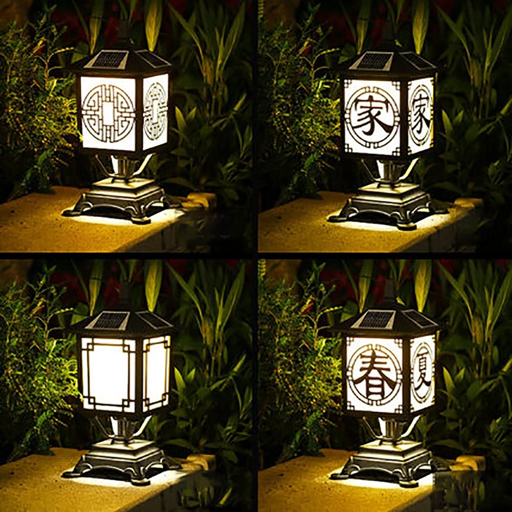 Solar Powered Garden Lights - Waterproof Outdoor LED Pathway Lighting with European Style Ground Plug, Shatterproof Glass for Patio, Lawn, Yard, Driveway & Landscape Decoration
