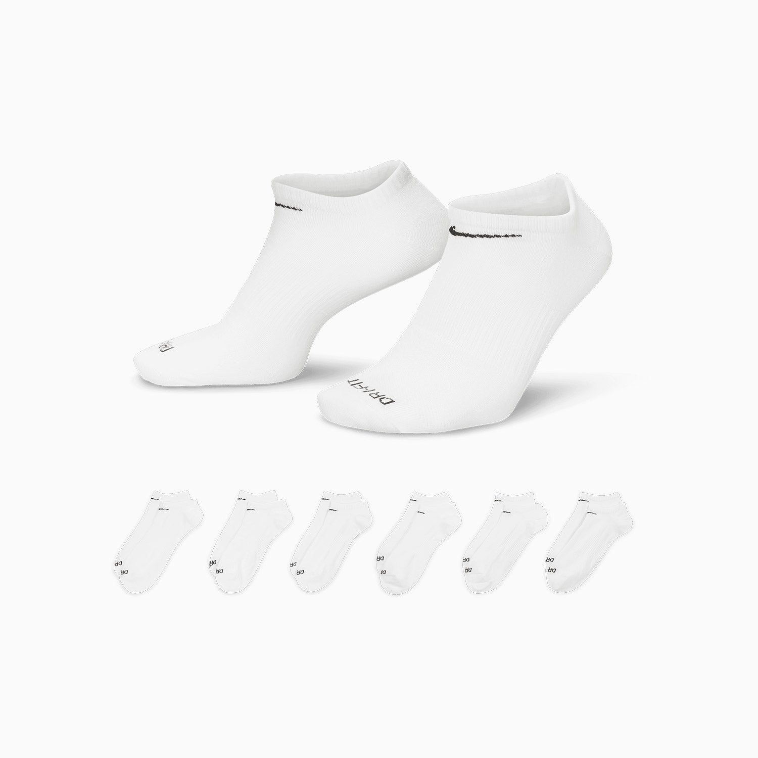 Everyday Plus Lightweight Comfortable Socks (6 Pairs Pack) - Perfect for Running, Hiking & Daily Wear