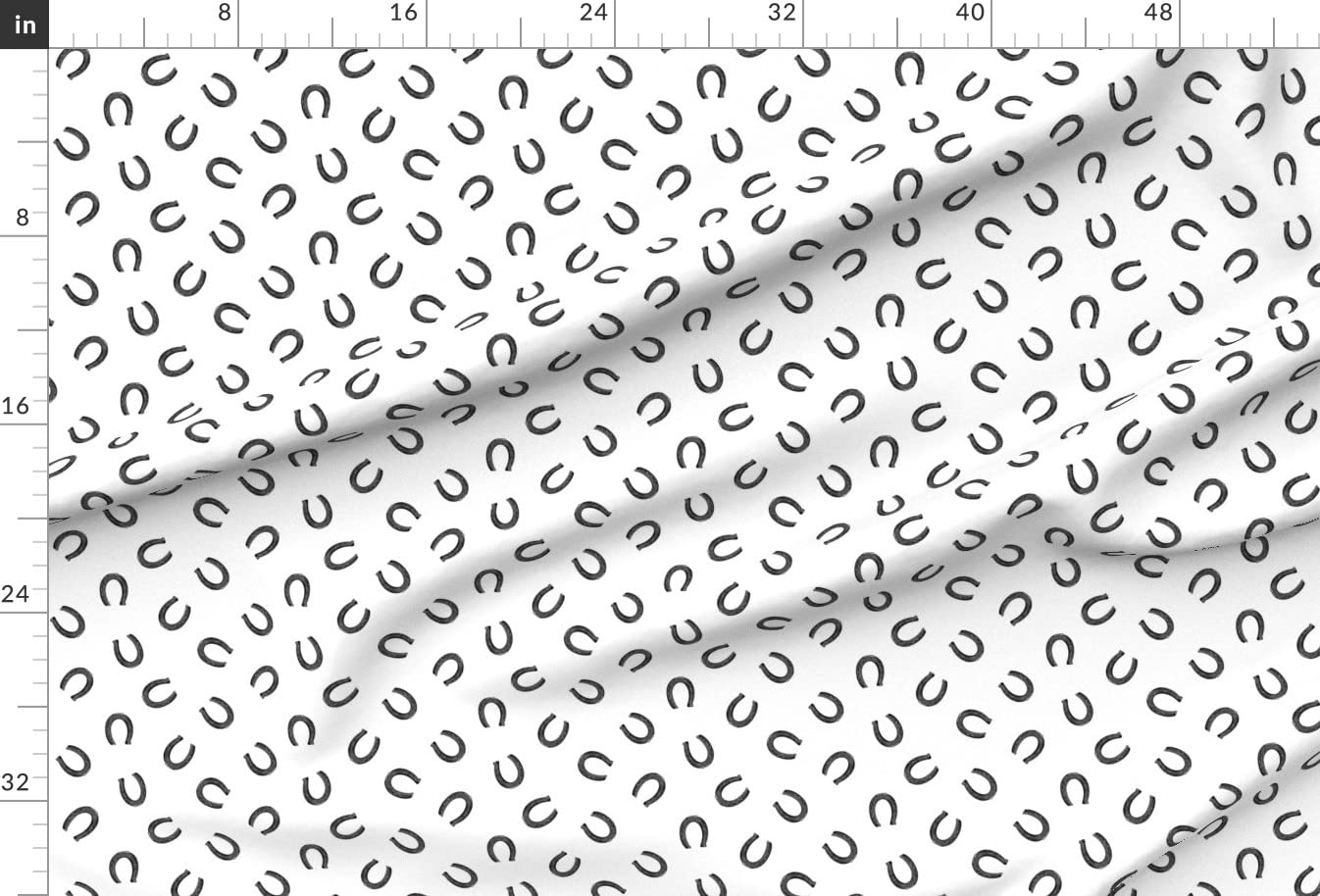 Vintage Western Black Horse Racing Printed Minky Fabric by The Yard - Soft Plush Material for Sewing Baby Blankets, Quilt Backing & DIY Plush Toys - Perfect for Nursery Decor & Craft Projects