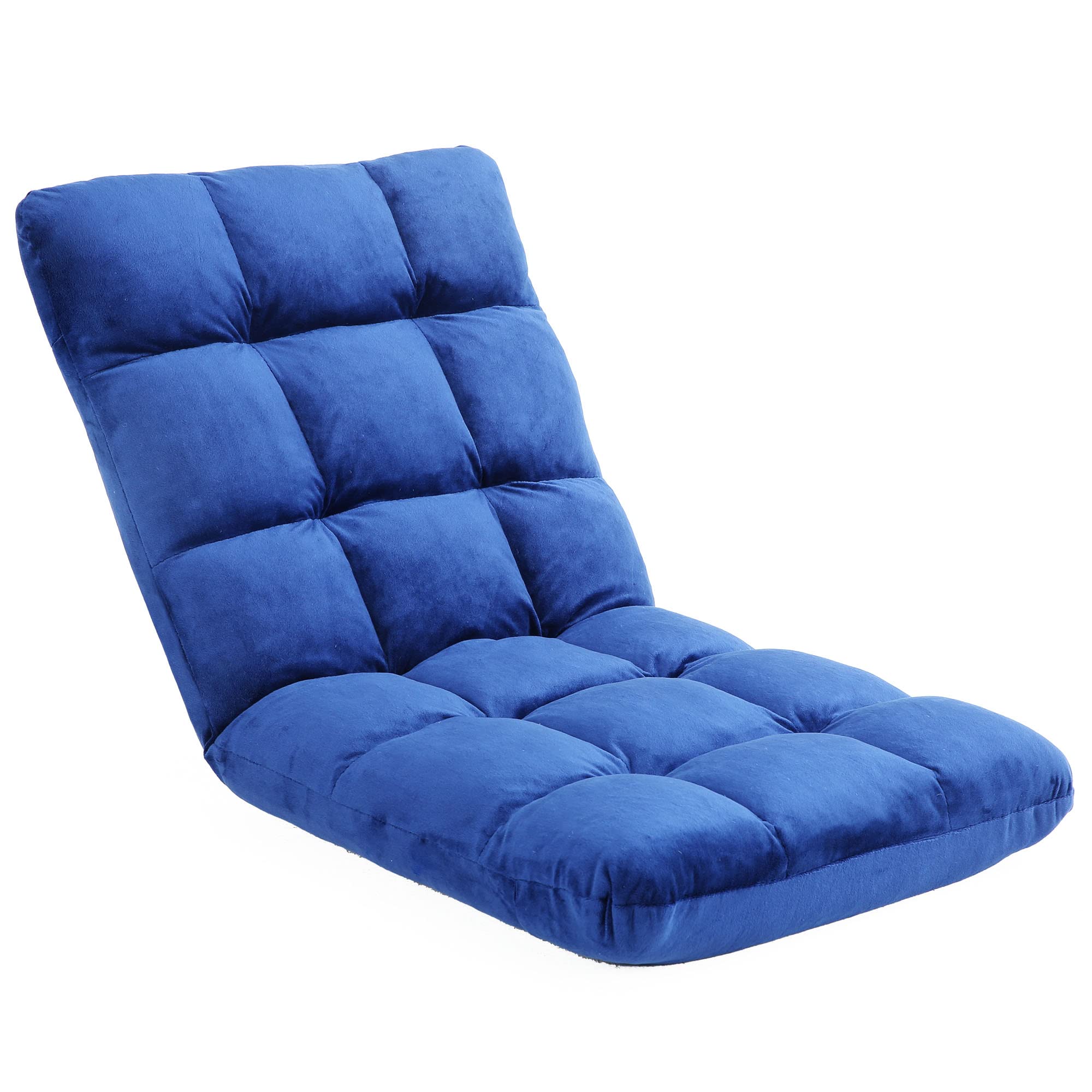 42-Position Adjustable Backrest Floor Sofa Chair - Upholstered Lounge Chair for Meditation, Reading & Gaming - Foldable Lazy Chair for Living Room, Bedroom & Home Theater - Comfortable Floor Seating Solution for Relaxation & Entertainment