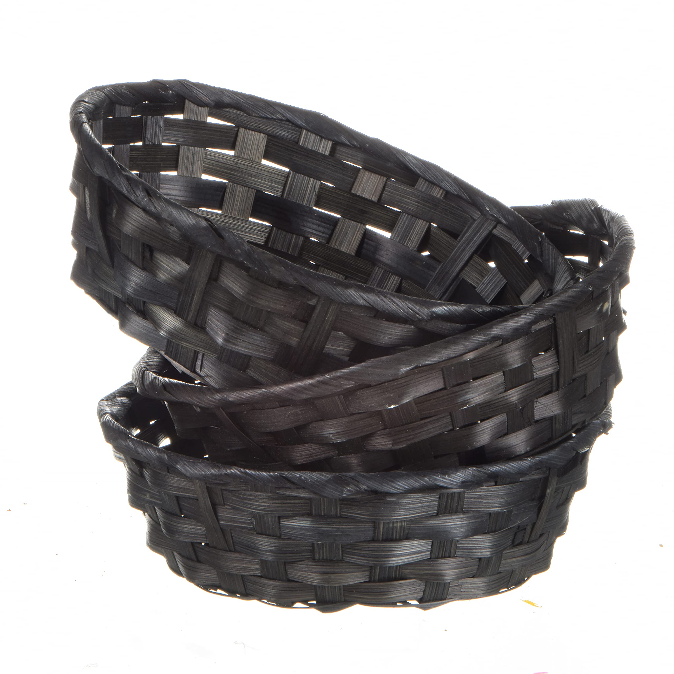 Bamboo Bread Basket - Handmade Round Wicker Storage for Kitchen & Easter