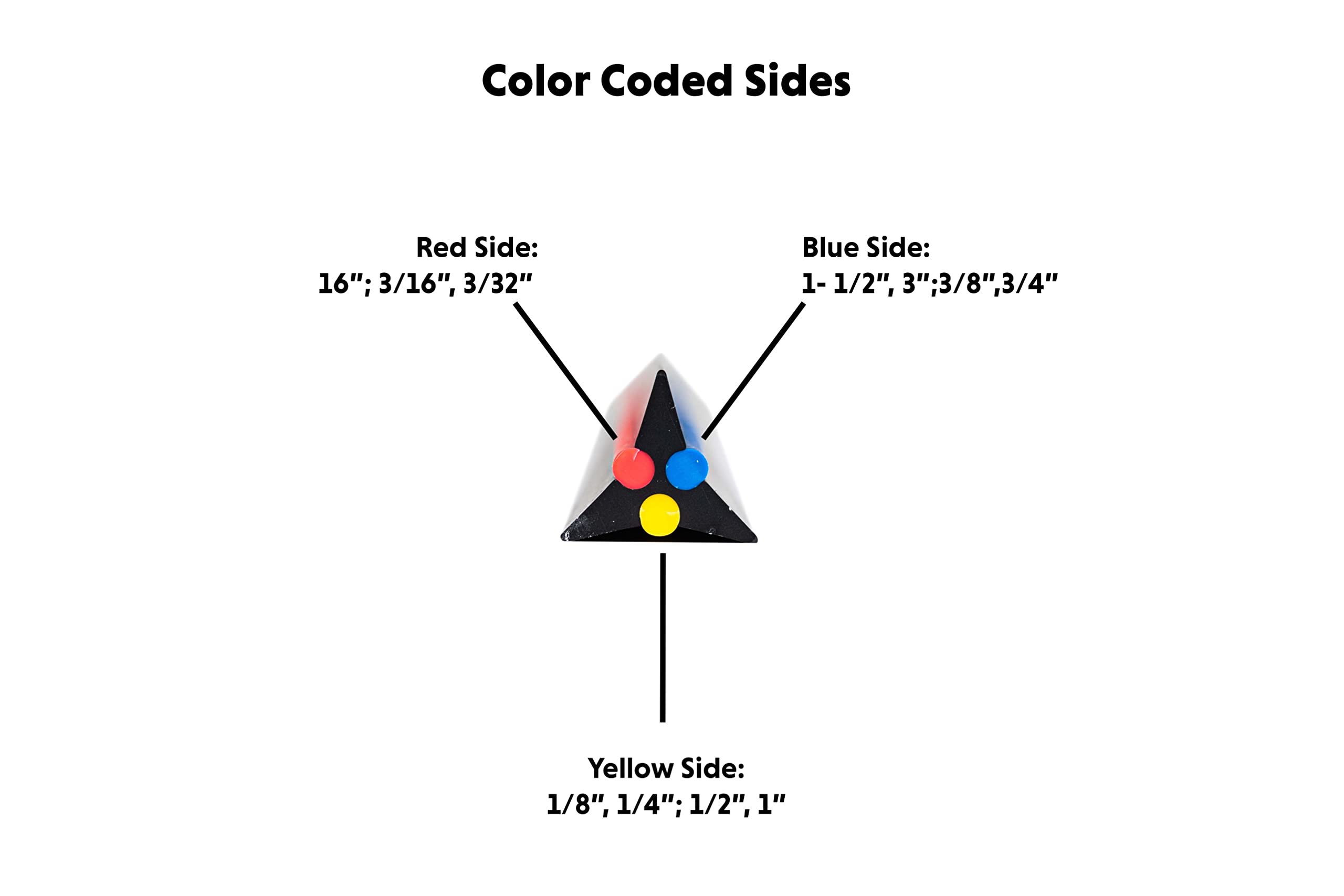 General Tools 12-Inch Aluminum Triangular Architect Scale with Color-Coded Grooves - Black | Professional Architectural Drafting & Engineering Design Tool for Blueprints, Technical Drawings & Construction Plans