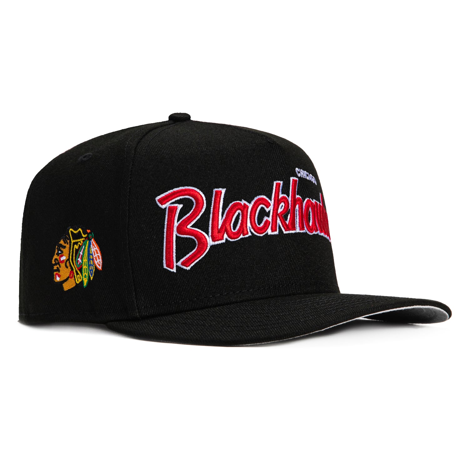 New Era 9Fifty Chicago Blackhawks Snapback Hat with Logo Patch - Official NHL Licensed Adjustable Baseball Cap for Men & Women - Perfect for Sports Games, Streetwear & Casual Outfits