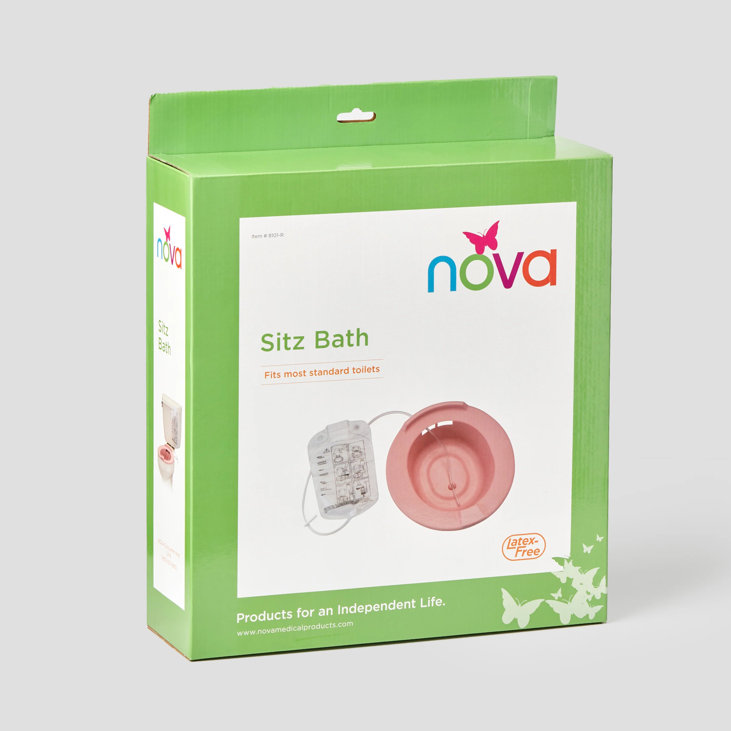 Nova Sitz Bath for Postpartum Care & Hemorrhoid Relief - Portable Perineal Soaking Tub for Women's Recovery After Birth & Surgery - Perfect for Postpartum, Hemorrhoid Treatment & Personal Hygiene