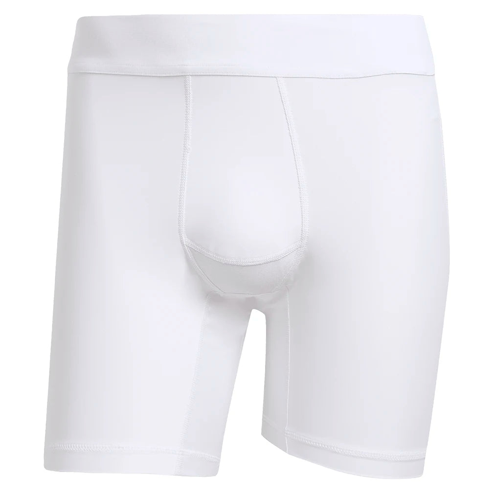 Men's 5 Inch Tennis Shorts & Compression Tights Set - White | Breathable Athletic Shorts for Tennis, Running, Gym & Workout