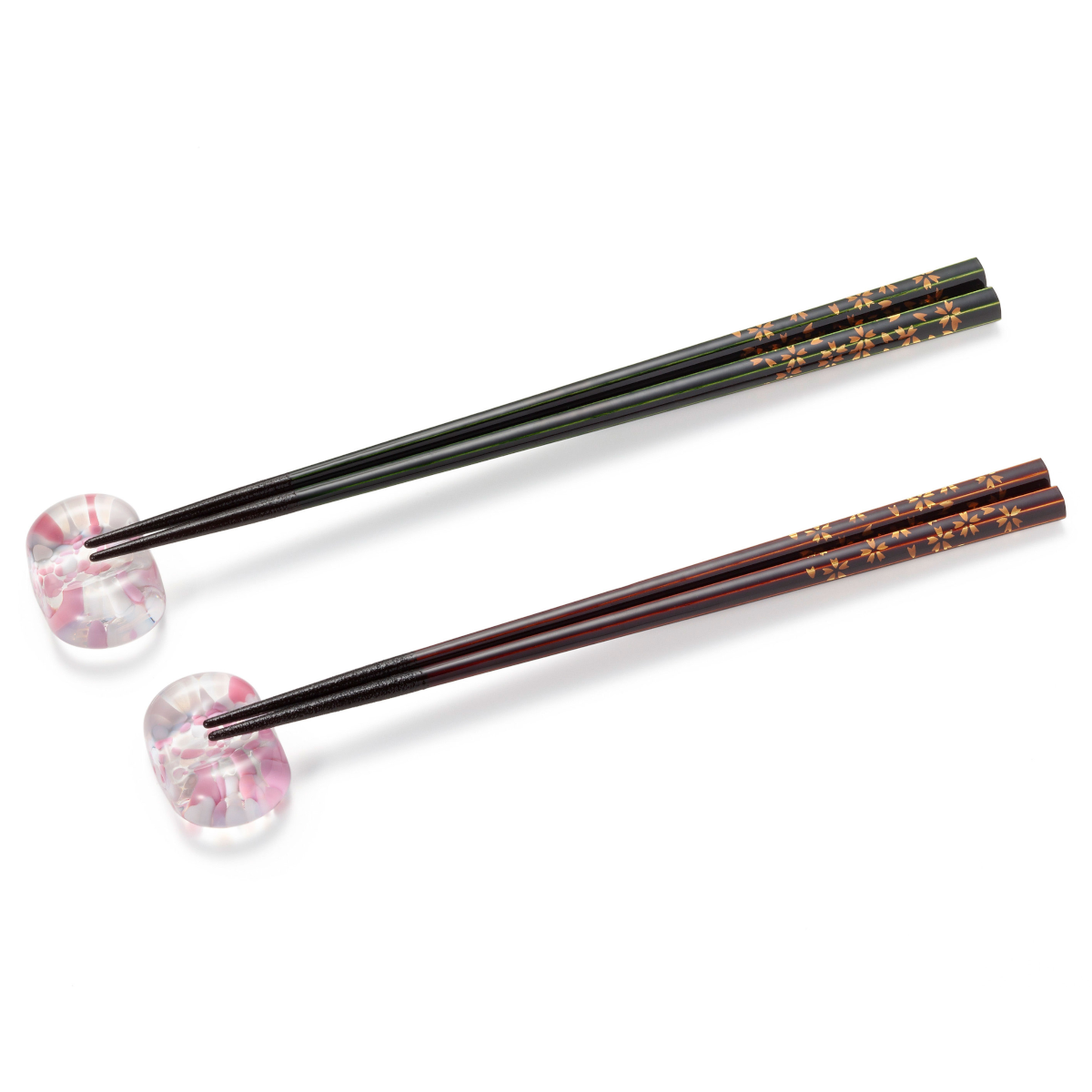 Premium Wakasa Lacquered Chopsticks Gift Set - Handcrafted Floral Design Japanese Chopsticks for Sushi, Asian Cuisine & Home Decor - Perfect for Weddings, Housewarming & Special Occasions