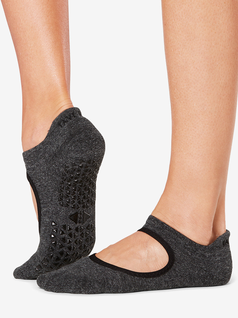 Tavi Noir Emma Grip Socks - Non-Slip Yoga Socks for Women with Shadow Design - Perfect for Yoga, Pilates, Barre & Home Workouts