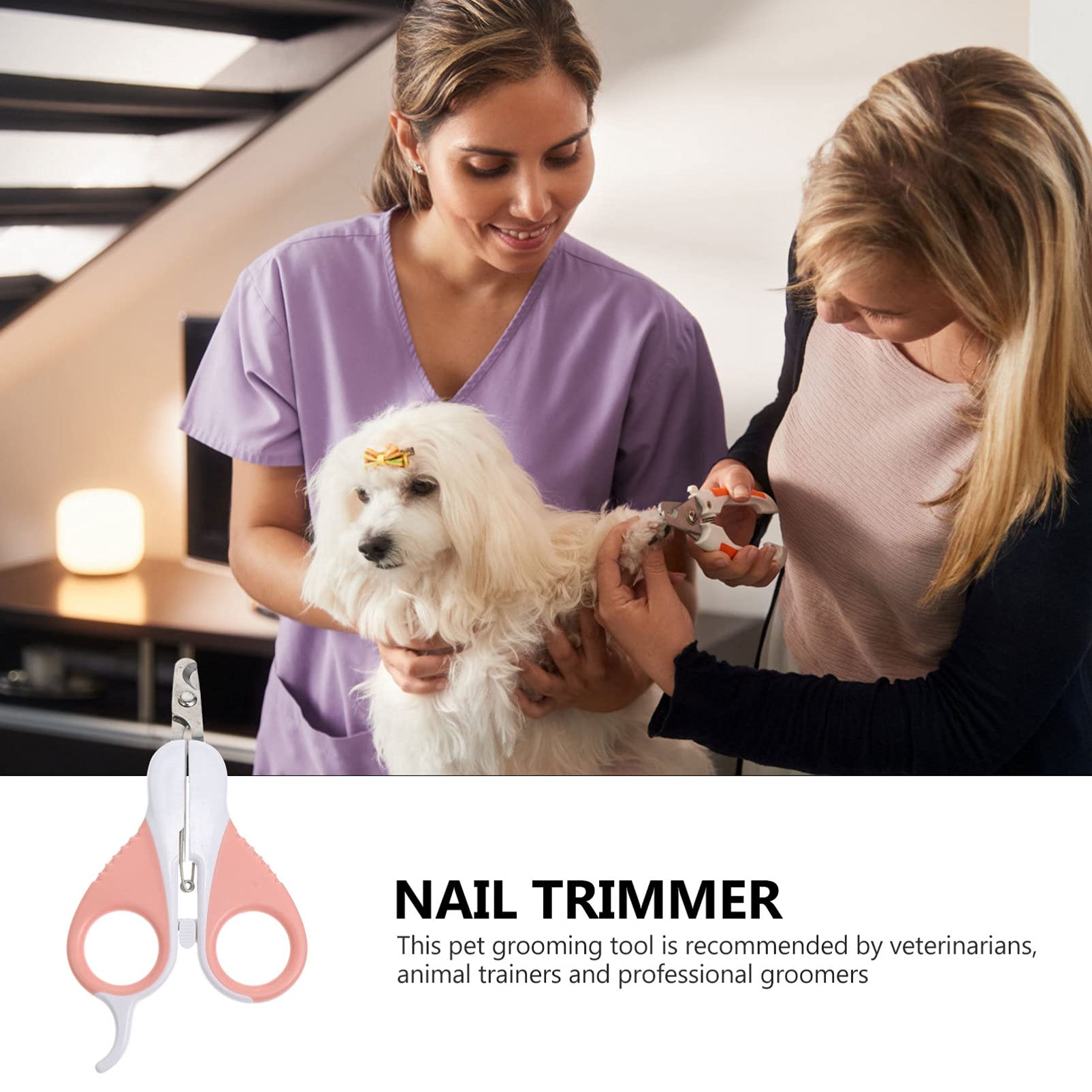 Balacoo 1pc Durable Pet Nail Scissors - Professional Dog Nail Trimmer & Cat Claw Cutter for Safe Pet Manicure, Ideal for Home Grooming and Pet Care