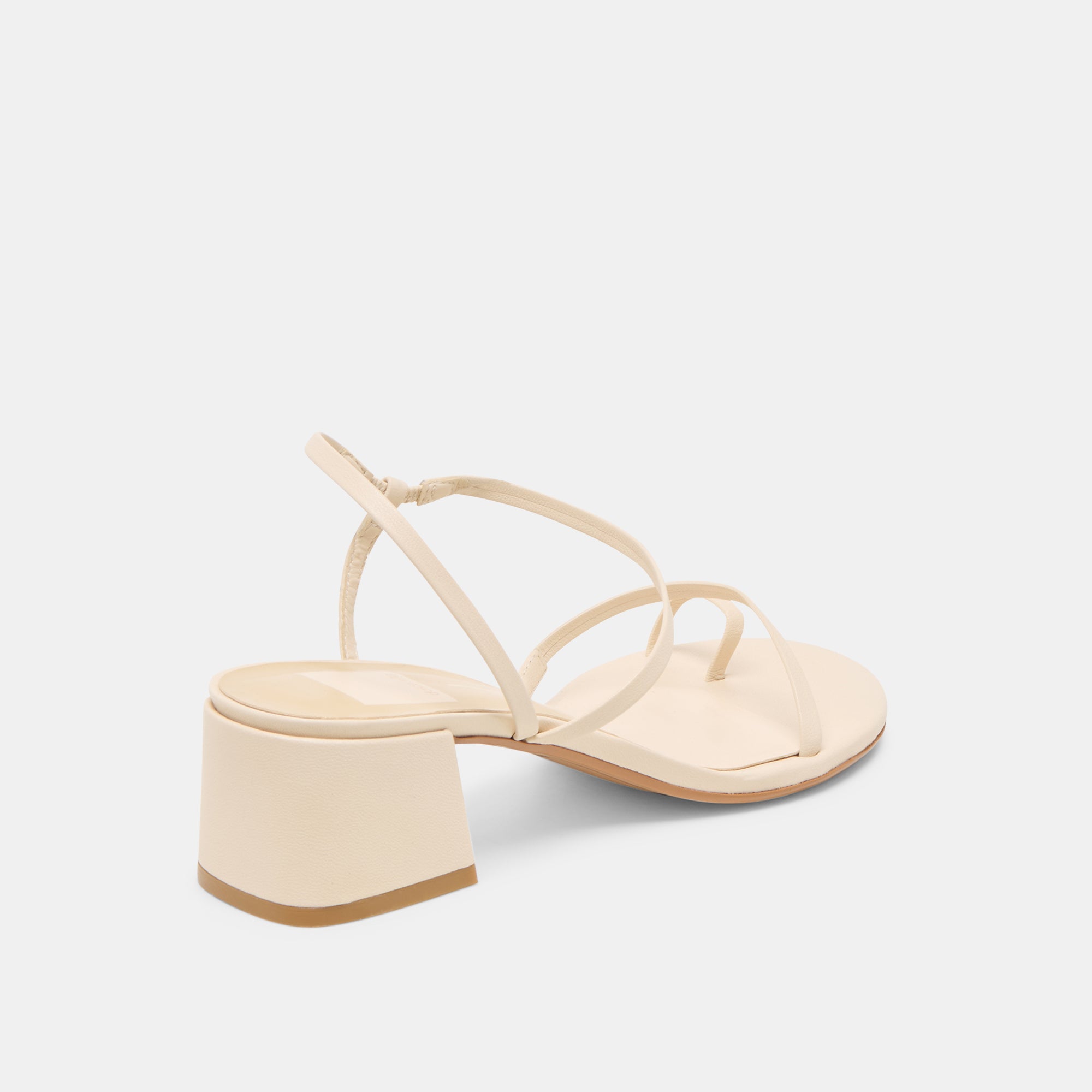 TRINI Women's High Heels - Genuine Creme Leather Pumps for Elegant Evening Wear & Special Occasions