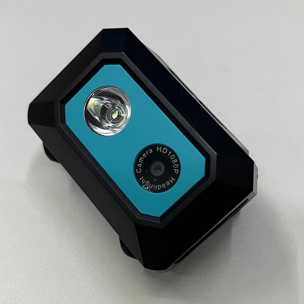 Graootoly HD 1080P Waterproof Action Camera with Night Vision - F18 Helmet Mounted Sports Camcorder for Cycling, Skiing & Outdoor Adventures | Durable & Easy to Use Blue Camera for Emergency SOS Recording