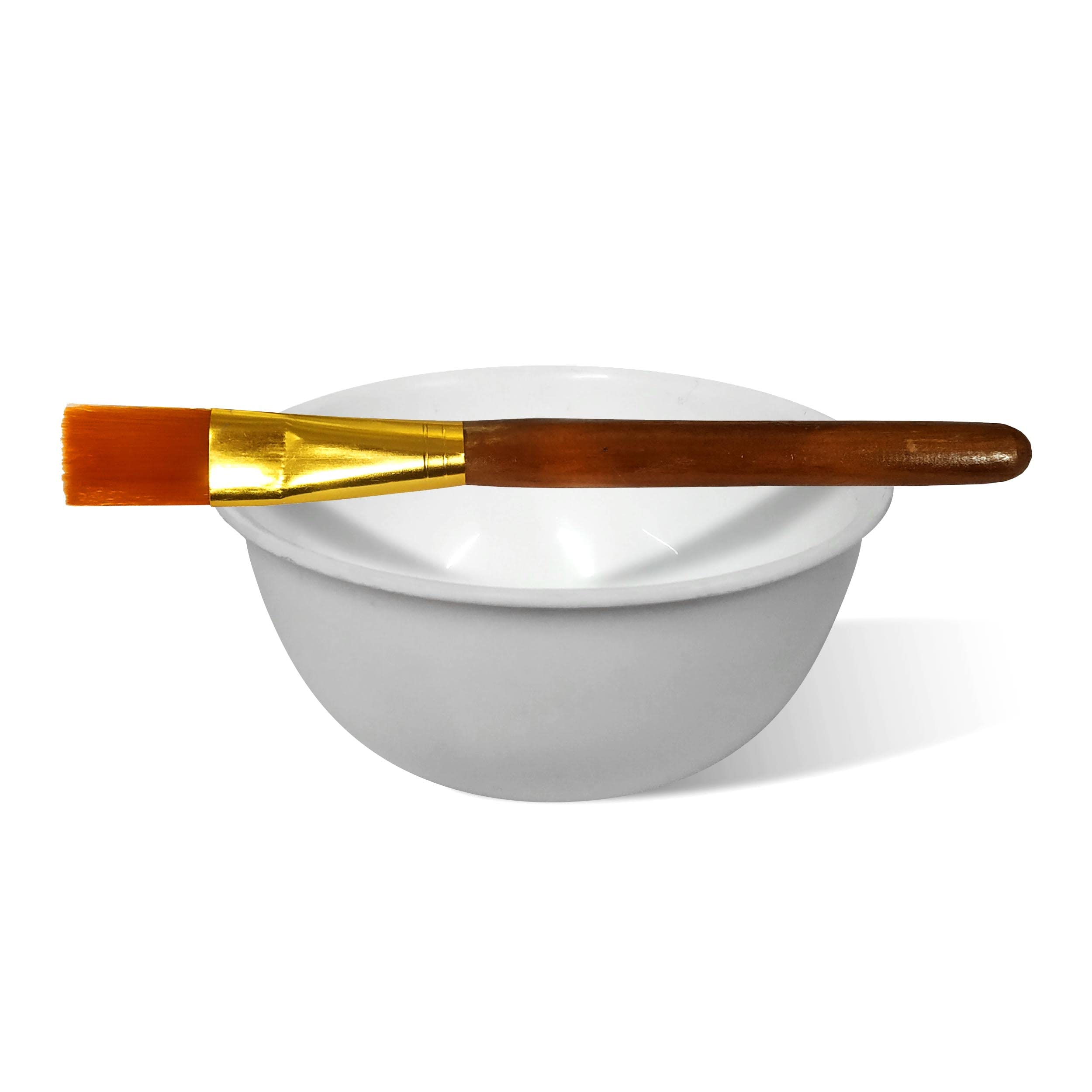 Premium Facial Mask & Face Pack Set with Small Wooden Soft Brush & Bowl - Perfect for At-Home Spa & Skincare Routine