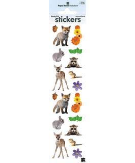 Paper House Stickers - Backyard Friends - DIY Scrapbooking, Journaling & Home Decor for Kids & Adults - Perfect for Scrapbooks, Planners, and Room Decoration