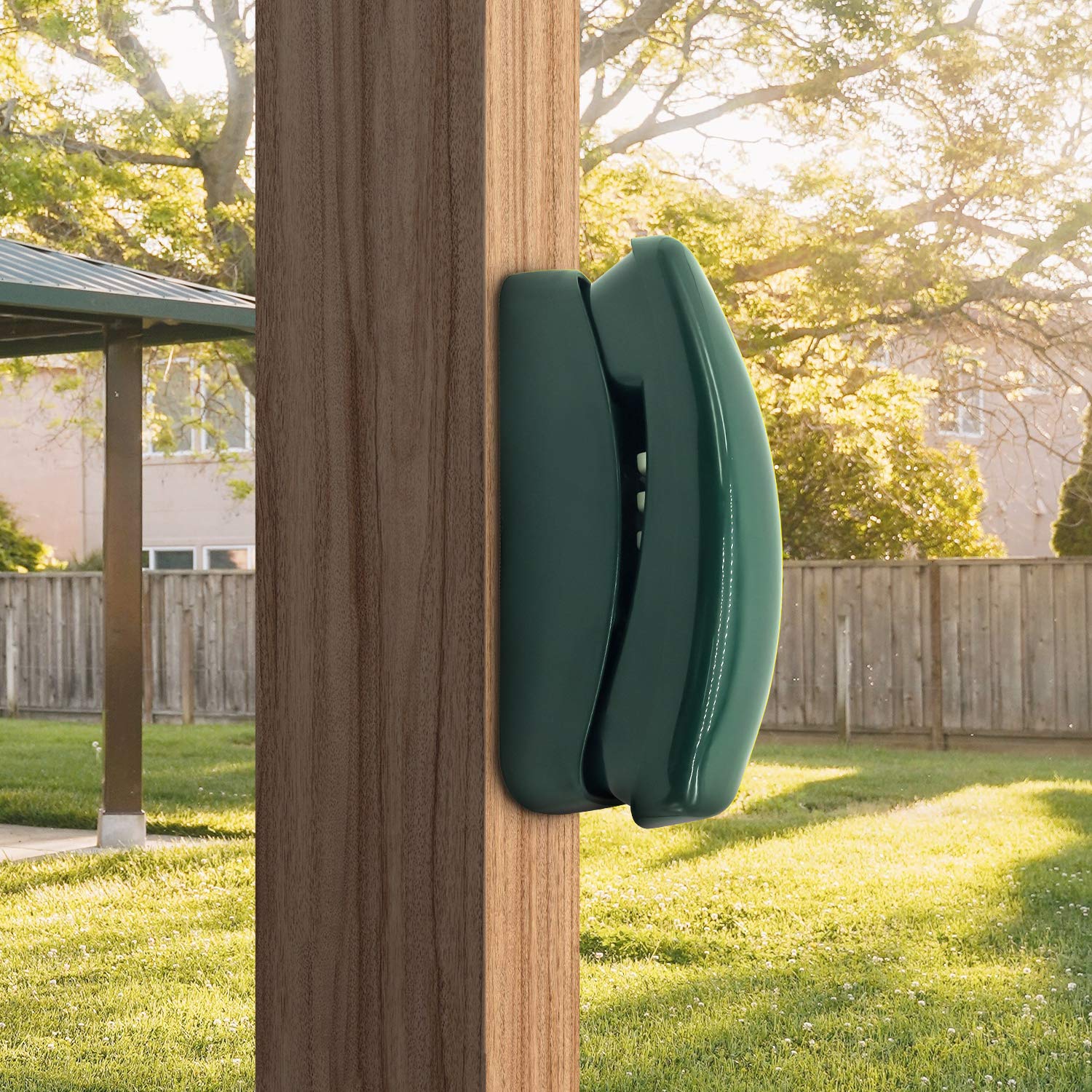 **Kids Pretend Play Phone - Educational Toy Telephone for Toddlers & Children - Interactive Learning Cell Phone for Role Play - Durable Plastic Swing Set Accessory (Green) - Perfect for Playhouse, Daycare & Indoor/Outdoor Fun**