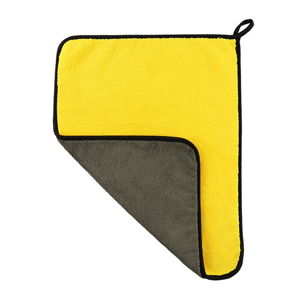 XJJZS 30x40/60CM Premium Microfiber Car Wash Towel - Super Absorbent Auto Detailing & Drying Cloth for Car Cleaning, Waxing & Polishing (3060cm) - Ideal for Car Wash, RV, Motorcycle & Boat Care