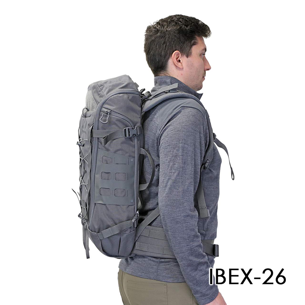 VANQUEST IBEX-26 Tactical Backpack for Outdoor Adventures - Durable Black Hiking Backpack for Camping, Travel & Everyday Use