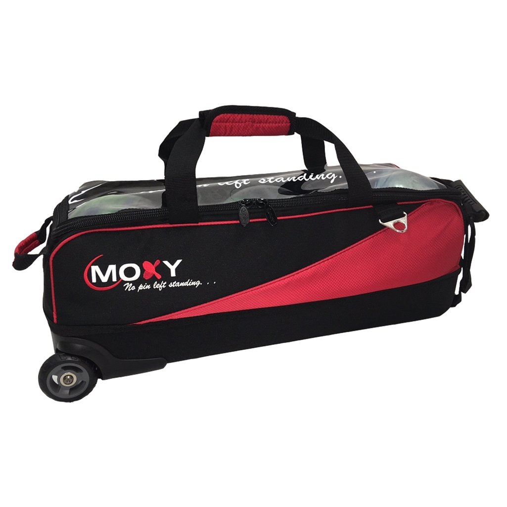 Premium Slim Triple Roller Bowling Bag for Men & Women - Lightweight Durable Bowling Ball Carrier with Wheels - Perfect for League Play, Tournaments & Practice Sessions