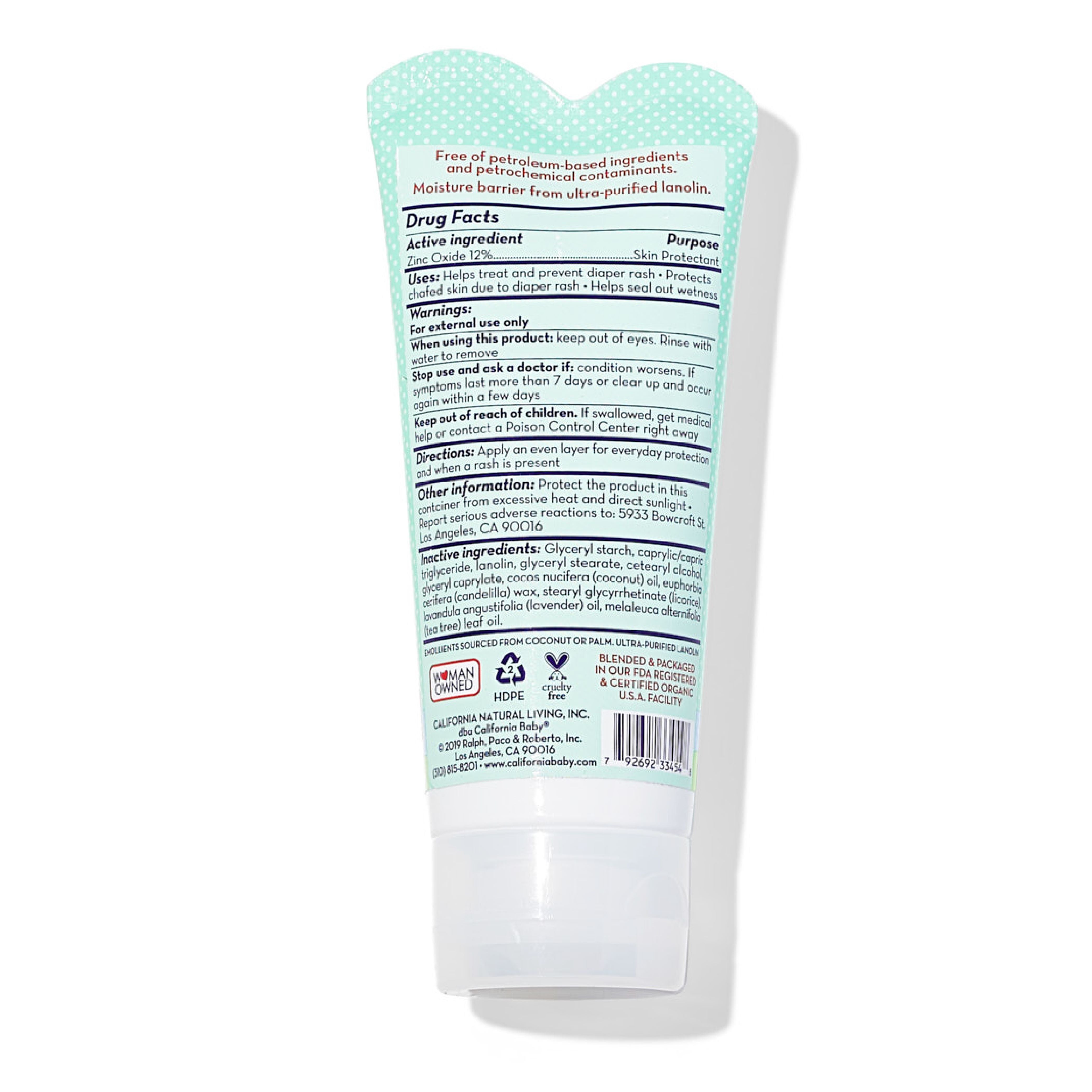 Calming™ Diaper Rash Ointment for Babies - Soothing Cream for Diaper Irritation & Skin Protection - Perfect for Daily Use & Overnight Relief