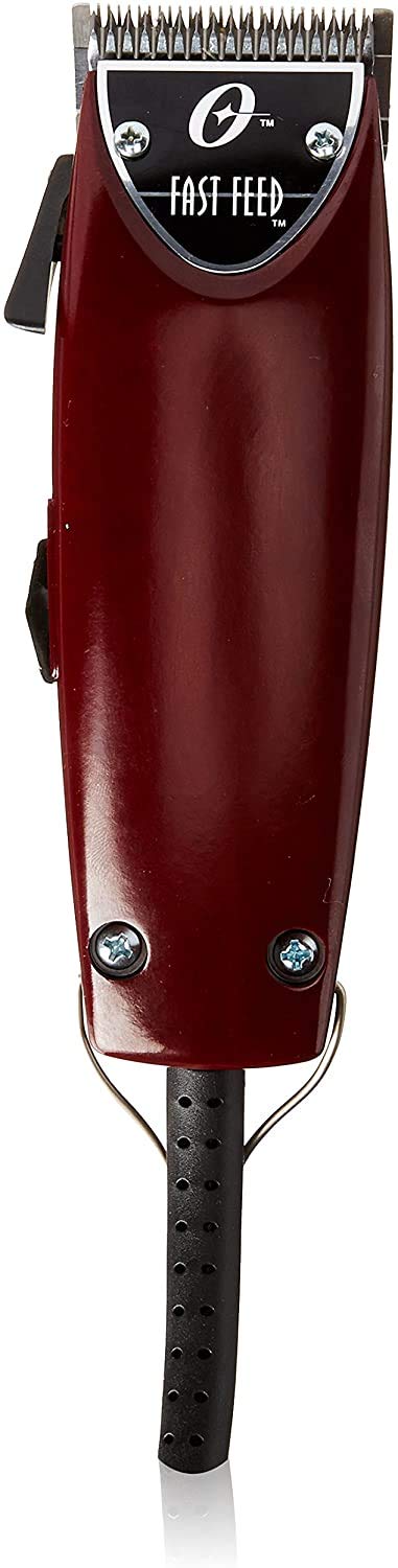 Oster Fast Feed Adjustable Pivot Motor Clipper 76023-510 - Professional Hair Clippers for Men with 8 Guide Combs & Neck Duster - Perfect for Home Haircuts, Barbershops & Pet Grooming