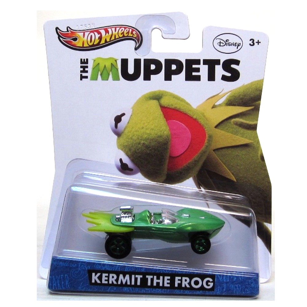 Hot Wheels Y0758 The Muppets Kermit the Frog Die-Cast Car - Collectible Toy for Kids & Adults - Perfect for Playtime, Display & Gifts