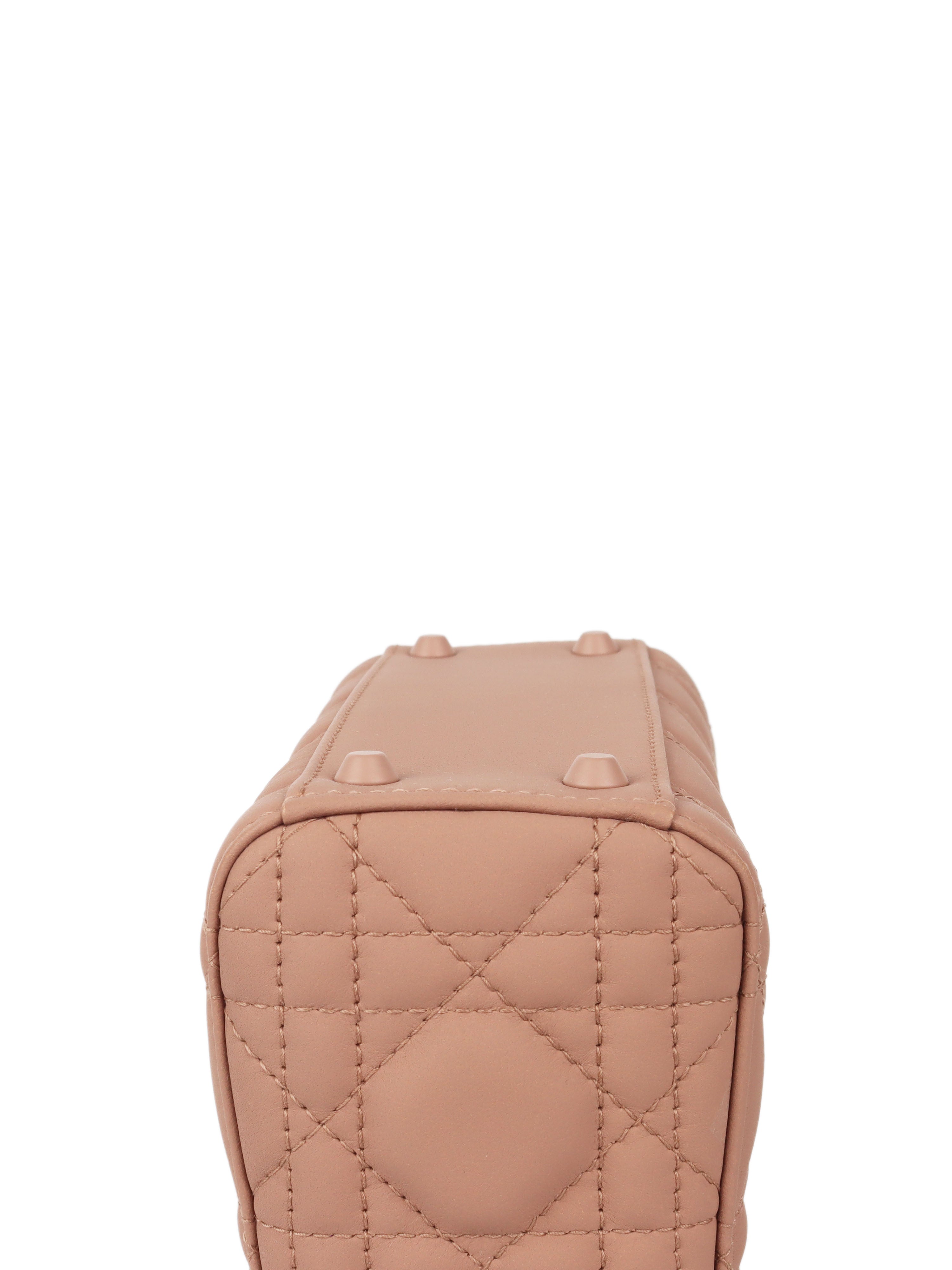 Dior Small Matte Lady Dior Blush - Luxury Designer Handbag for Women | Perfect for Evening Parties, Date Nights & Special Occasions