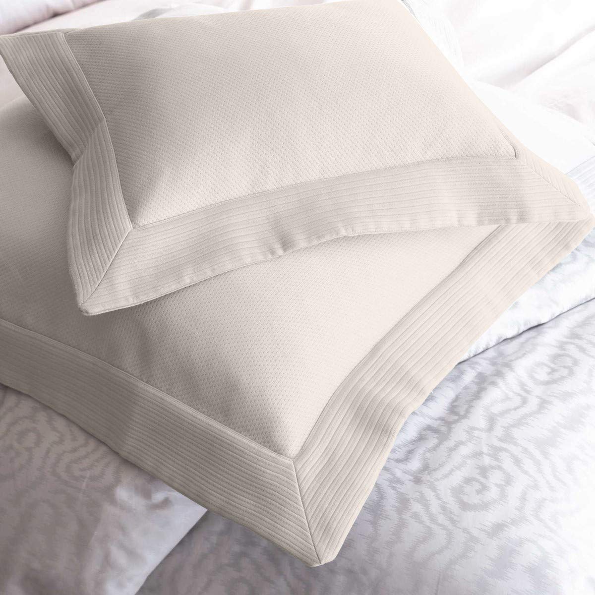 Peacock Alley Angelina Linen Coverlet King Size - Luxurious Bedding for Elegant Bedroom Decor & Hotel Style Comfort