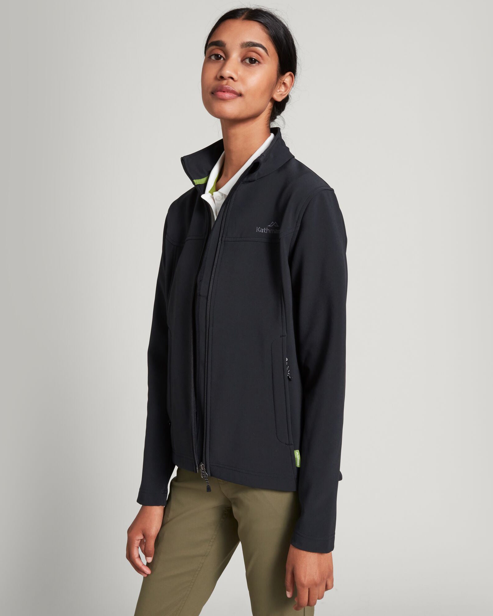 Women's Arbury Jacket - Waterproof Windbreaker with Hood, Lightweight Outdoor Jacket for Hiking, Running & Travel (Black)