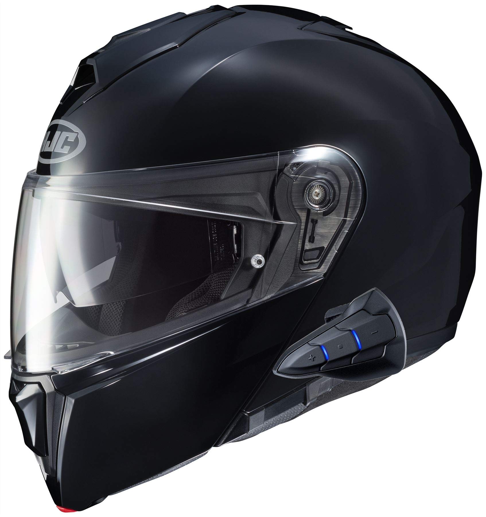 HJC i90 Modular Motorcycle Helmet with Sena 10B Bluetooth Headset - DOT Approved Full Face Helmet for Safe Riding - Perfect for Commuting, Touring & Adventure Motorcycles