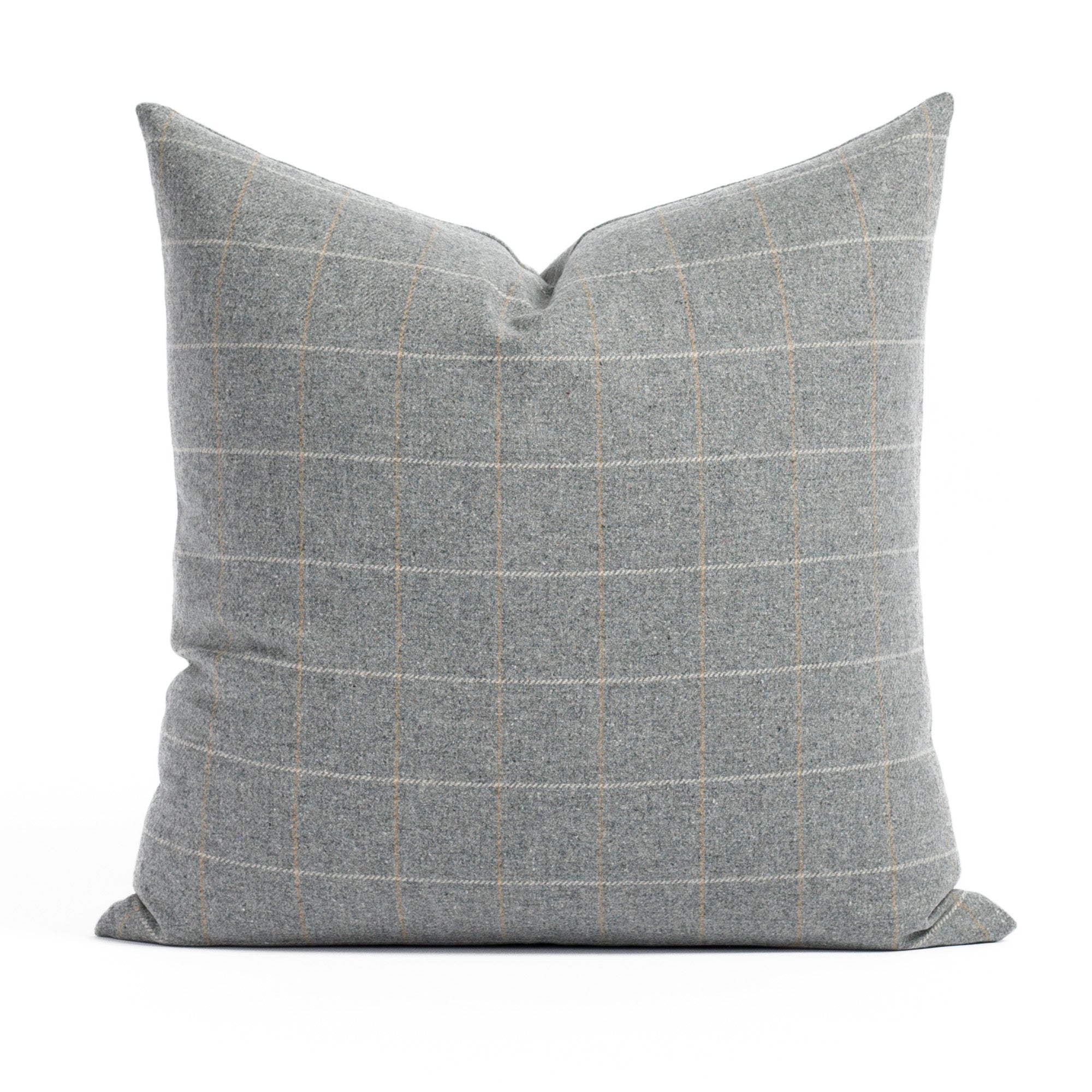 Addison Plaid 20x20 Decorative Throw Pillow Cover - Flagstone Pattern for Sofa, Bed & Home Decor