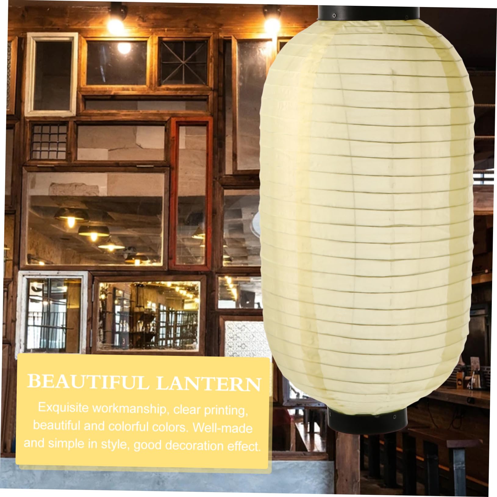 PRETYZOOM 2-Pack Japanese Silk Lanterns - Waterproof Foldable Paper Lantern Balls for Sashimi Bars, Wedding Decorations & Outdoor Parties | Elegant Asian-Inspired Lighting for Home, Garden and Events