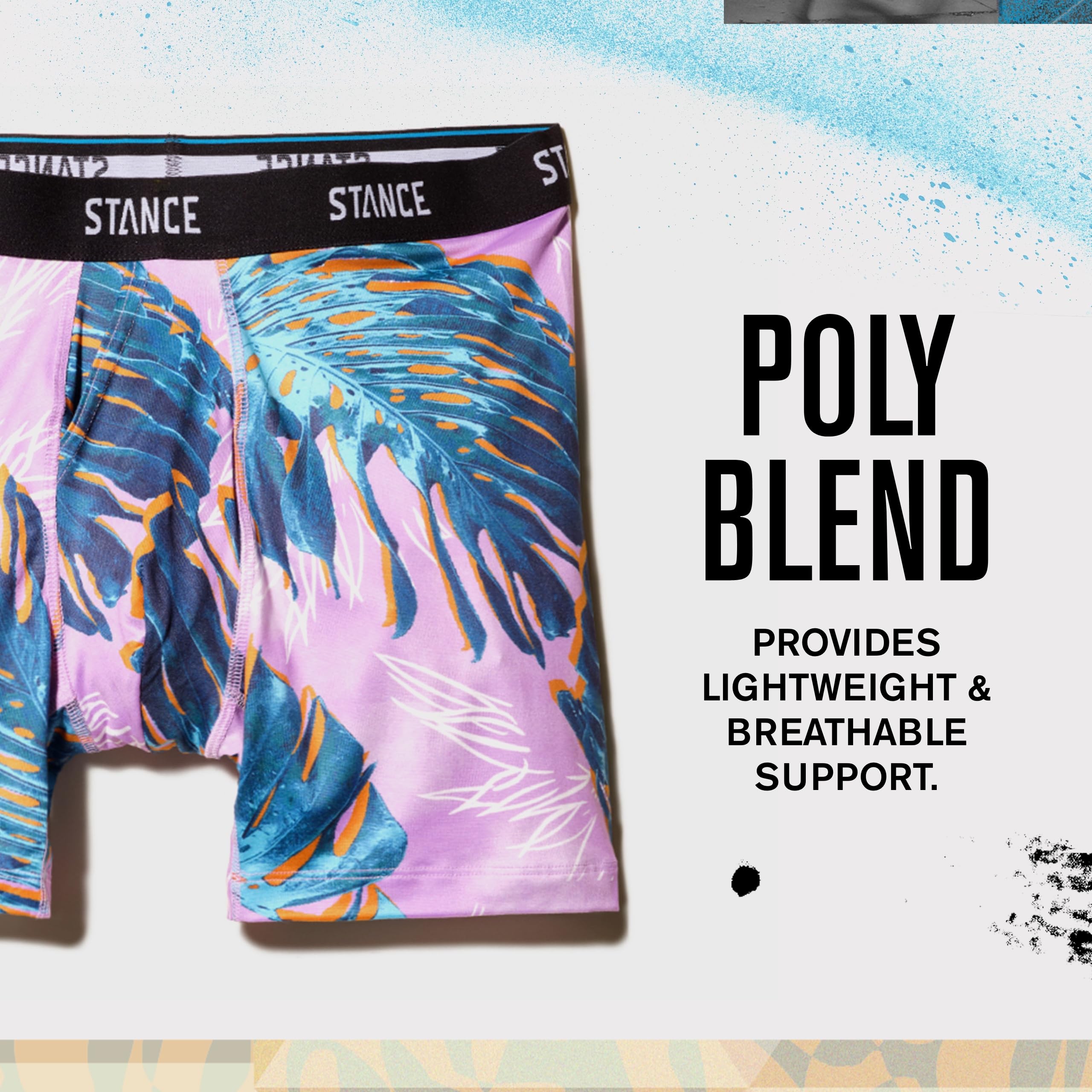 Stance Men's Seyclops Boxer Briefs - Soft Polyester Underwear Shorts in Navy Blue for Comfort & Support - Perfect for Workout, Sports & Everyday Wear